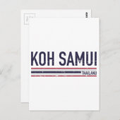 Koh Samui Thailand Briefkaart (Voorkant / Achterkant)