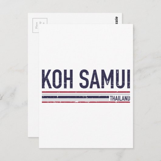 Koh Samui Thailand Briefkaart (Voorkant / Achterkant)