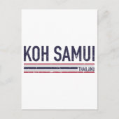 Koh Samui Thailand Briefkaart (Voorkant)