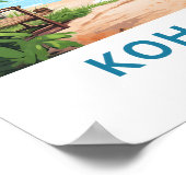 Koh Samui Thailand Reisprint Poster (Hoek)