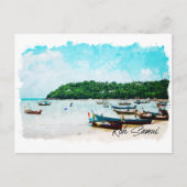 Koh Samui Thailand strandparadijs Briefkaart (Voorkant)