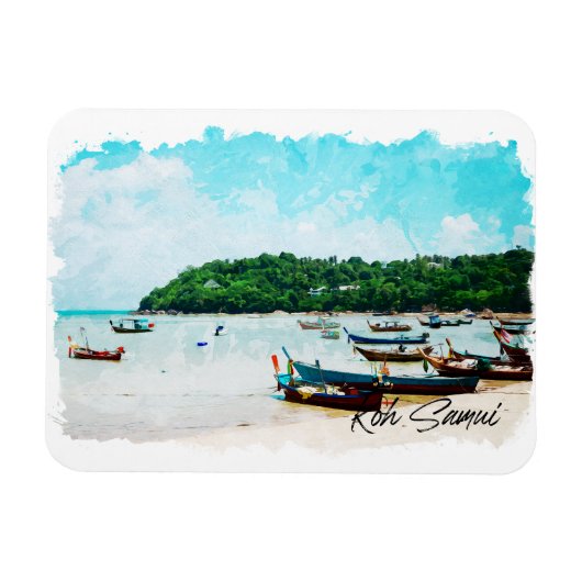 Koh Samui Thailand strandparadijs Magneet (Horizontaal)