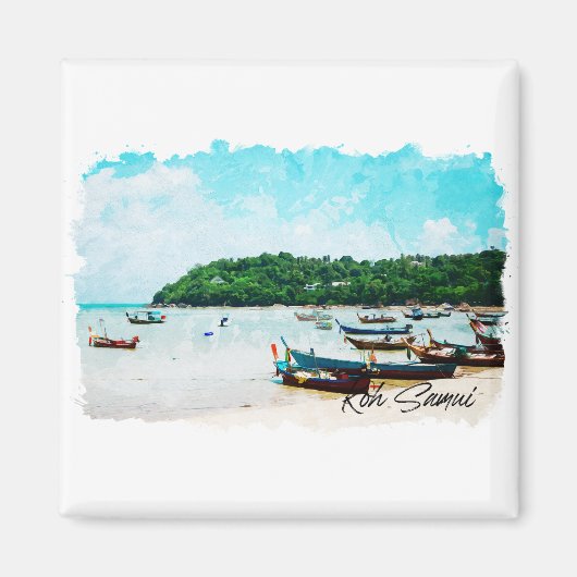 Koh Samui Thailand strandparadijs Magneet (Voorkant)
