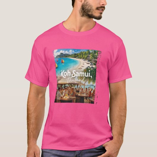Koh Samui, Thailand T-shirt (Voorkant)