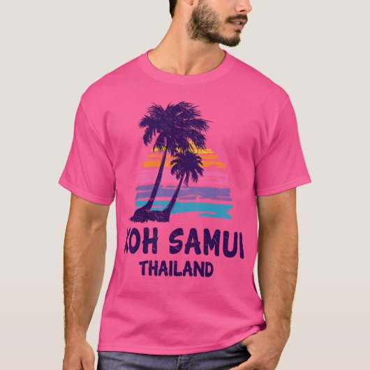 Koh Samui Thailand - Tropisch strand eiland T-shirt (Voorkant)