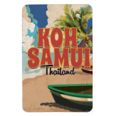 Koh Samui, Thailand Vintage Reisposter Magneet (Verticaal)