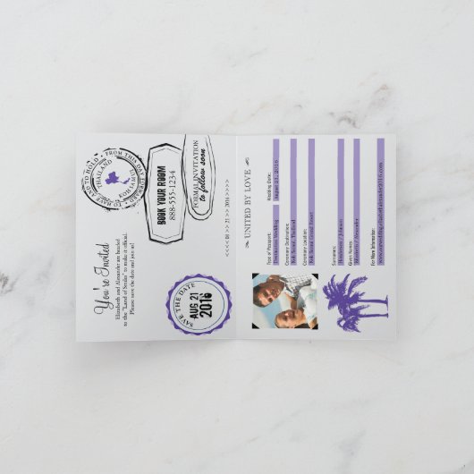 Koh Samui Thailand Wedding Passport (Binnen)