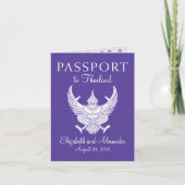 Koh Samui Thailand Wedding Passport (Voorkant)