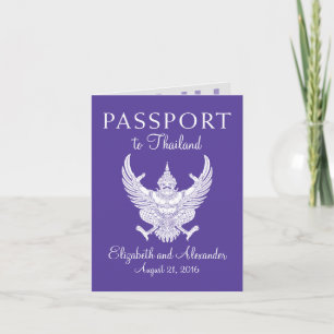 Koh Samui Thailand Wedding Passport