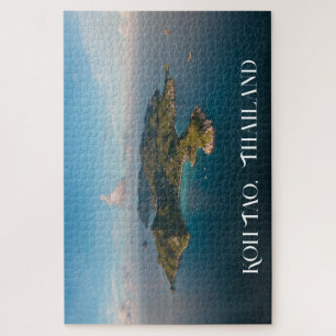 Koh Tao Eiland Luchtfoto Puzzel