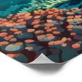 Koh Tao Thailand Azië Duiken Beach Island Poster (Hoek)