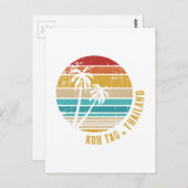 Koh Tao Thailand Briefkaart (Voorkant / Achterkant)