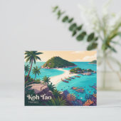 Koh Tao Thailand Briefkaart (Staand voorkant)
