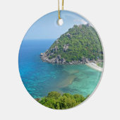 Koh Tao Thailand Keramisch Ornament (Links)