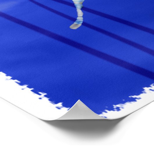 Kohaku Duo in Deep Blue Pond Poster (Hoek)