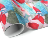 Kohaku Koi 2 Japanse waterverf Cadeaupapier (Rol Hoek)