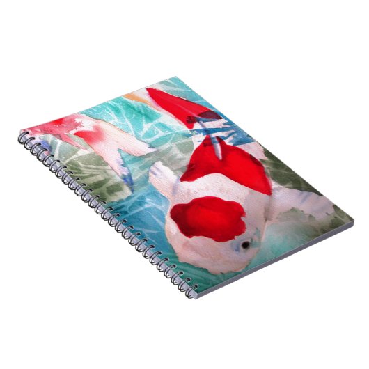 Kohaku Koi 2 Japanse waterverf Notitieboek (Rechterzijde)