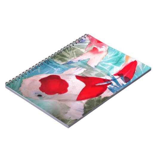 Kohaku Koi 2 Japanse waterverf Notitieboek (Linkerzijde)