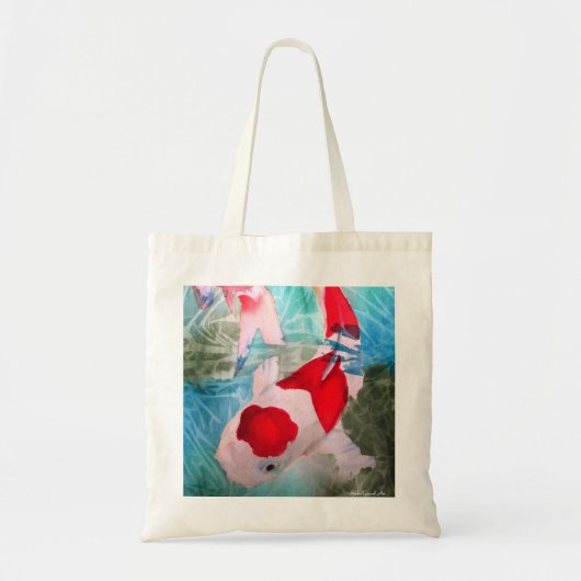 Kohaku Koi 2 Japanse waterverf Tote Bag (Voorkant)
