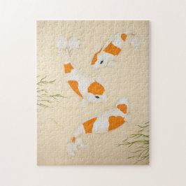 Kohaku Koi Carp Painting Legpuzzel