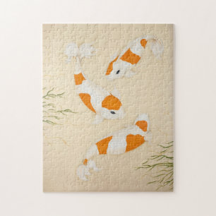 Kohaku Koi Carp Painting Legpuzzel