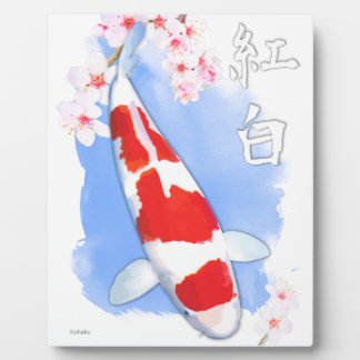 Kohaku Koi Fotoplaat