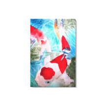 Kohaku Koi II Japanse vis originele kunst