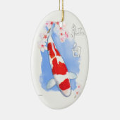 Kohaku Koi Keramisch Ornament (Rechts)