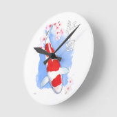 Kohaku Koi Ronde Klok (Hoek)