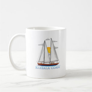 Kohala Coast Coastal Nautical Sailing Sailor Koffiemok