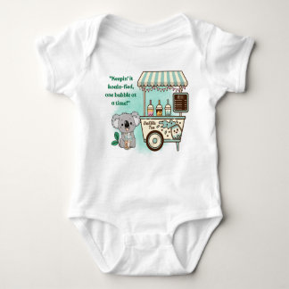 KOHALA MET EEN BOBA THEE ,QUOTE ROMPER