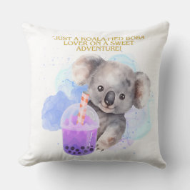 Kohala quote - Just Kohala Boba Adventure Kussen