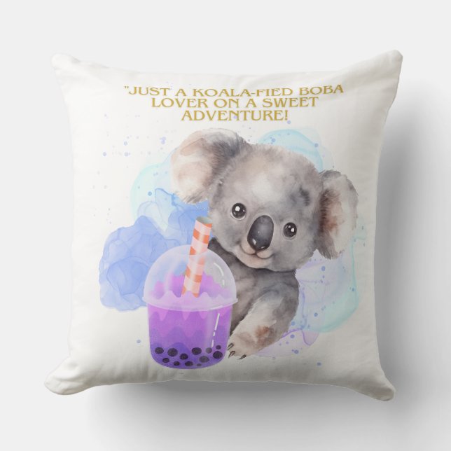 Kohala quote - Just Kohala Boba Adventure Kussen (Voorkant)