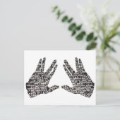 Kohen Hands Briefkaart (Staand voorkant)