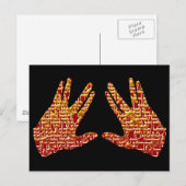 Kohen Hands Briefkaart (Voorkant / Achterkant)