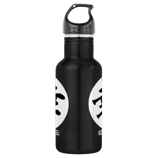Kohetsu Logo Black Water Bottle Waterfles (Voorkant)