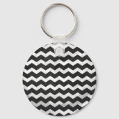 Kohl Black Chevron Pattern Sleutelhanger (Voorkant)