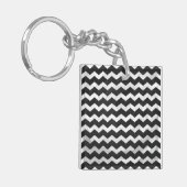 Kohl Black Chevron Pattern Sleutelhanger (Voorkant Links)