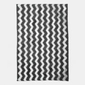 Kohl Black Chevron Pattern Theedoek (Verticaal)