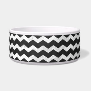 Kohl Black Chevron Pattern Voerbakje