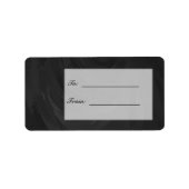 Kohl Black Monogram persoonlijk Etiket (Voorkant)