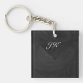 Kohl Black Monogram persoonlijk Sleutelhanger (Voorkant)