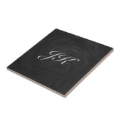 Kohl Black Monogram persoonlijk Tegeltje (Zijkant)