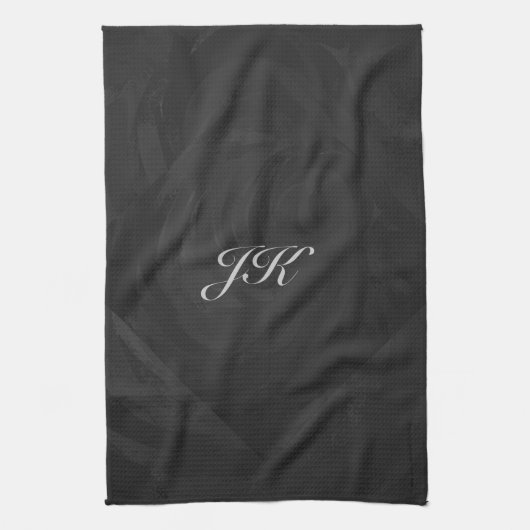 Kohl Black Monogram persoonlijk Theedoek (Verticaal)