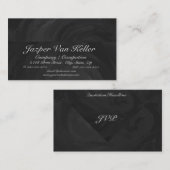 Kohl Black Monogram persoonlijk Visitekaartje (Voorkant / Achterkant)