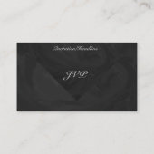 Kohl Black Monogram persoonlijk Visitekaartje (Achterkant)