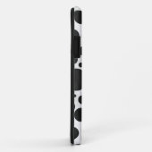 Kohl Black Polka Dot Pattern Case-Mate iPhone Case (Achterkant/rechts)