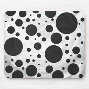Kohl Black Polka Dot Pattern Muismat