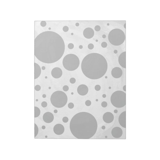 Kohl Black Polka Dot Pattern Notitieblok (Linkerzijde)