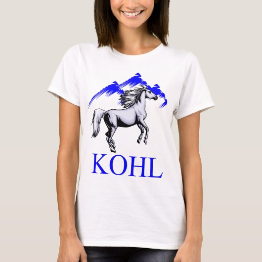 Kohl Colt Logo_Color en Text T-shirt (Voorkant)